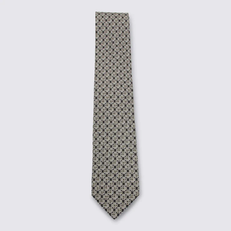 Ferragamo Black Silk Tie