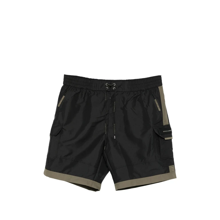 Dolce & Gabbana Boxer Medio Black Short - Men
