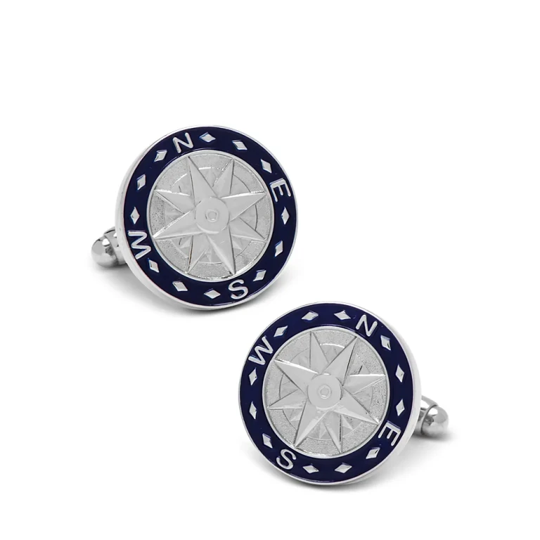 Cufflinks Inc Blue Compass Cufflinks