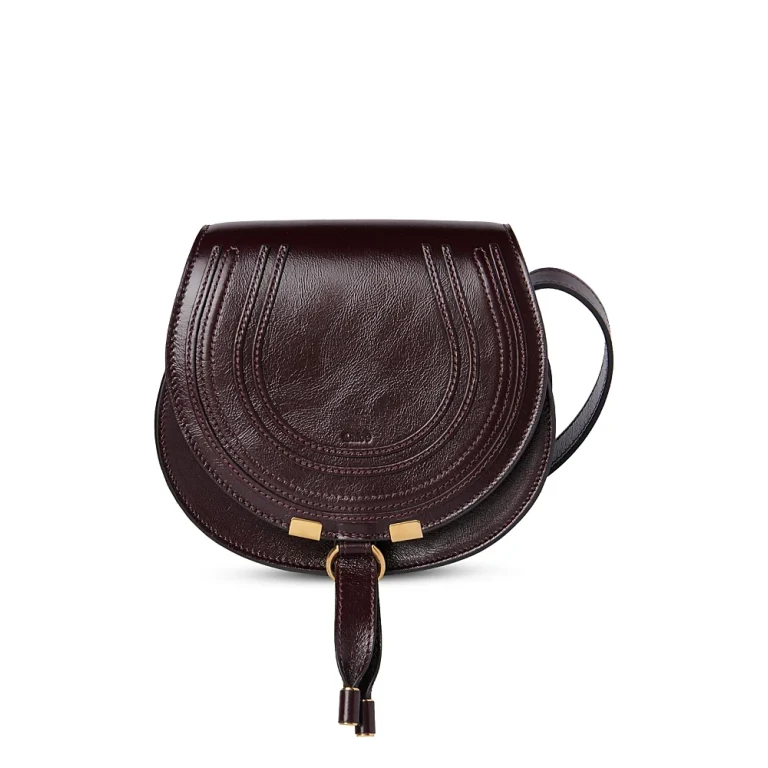 Chloe Marcie Small Leather Saddle Bag