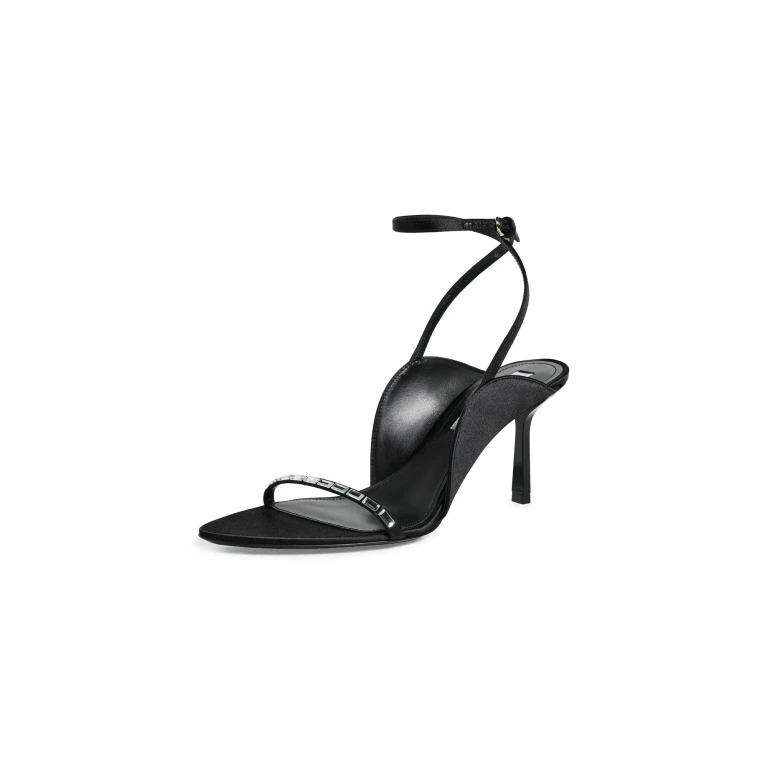 Victoria Beckham Eliza Embellished Sandals Black 38