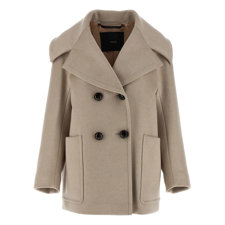 Max Mara Beige Cashmere Coat Clothing - Women