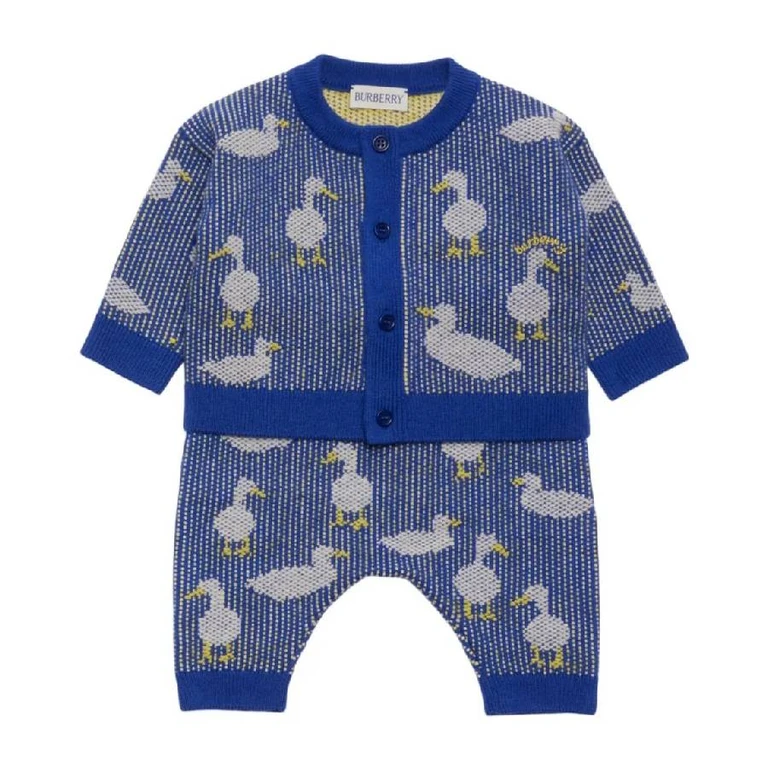 Burberry Kids All Over Duck Print Two Piece Set