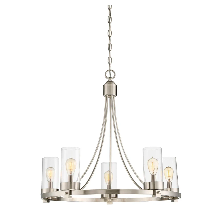 Trade Winds Ashland 5-Light Chandelier in Brushed Nickel - TW020217BN