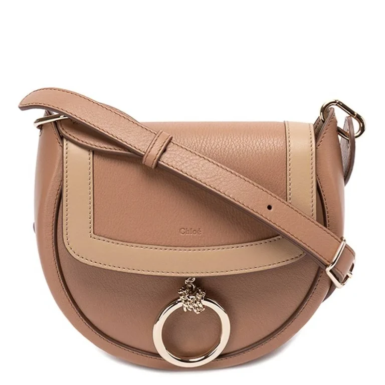 Chloe Arlene Small Ring Half-Moon Crossbody Bag
