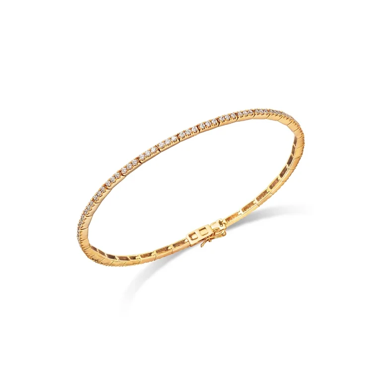 Diamond Tennis Bracelet in 14K White Gold, 1.0 tcw