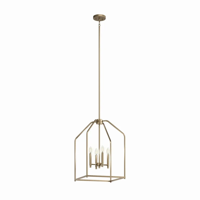 Champagne Bronze Foyer Pendant from the Madden Collection
