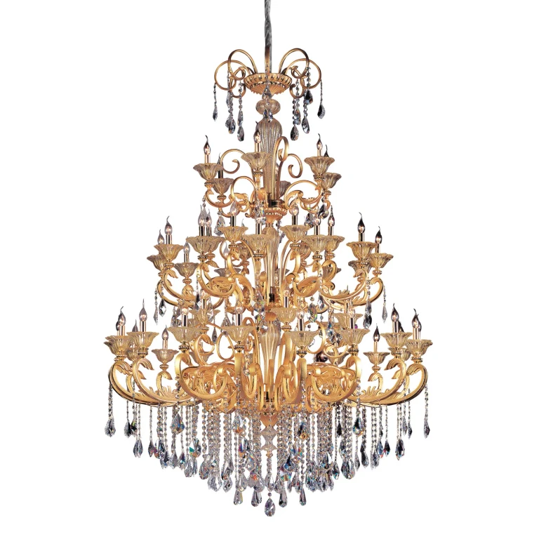 Gold 48 Light Chandelier from the Legrenzi Collection