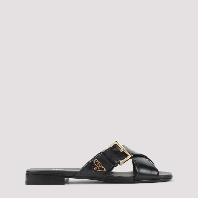 Prada Kalbsleder-Sandalen