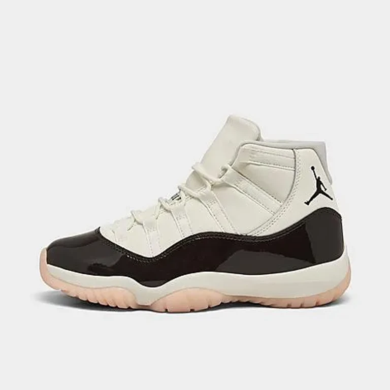 Jordan Women's Air Retro 11 Basketball Shoes in Sail/Velvet Brown/Atmosphere Size: 5.0