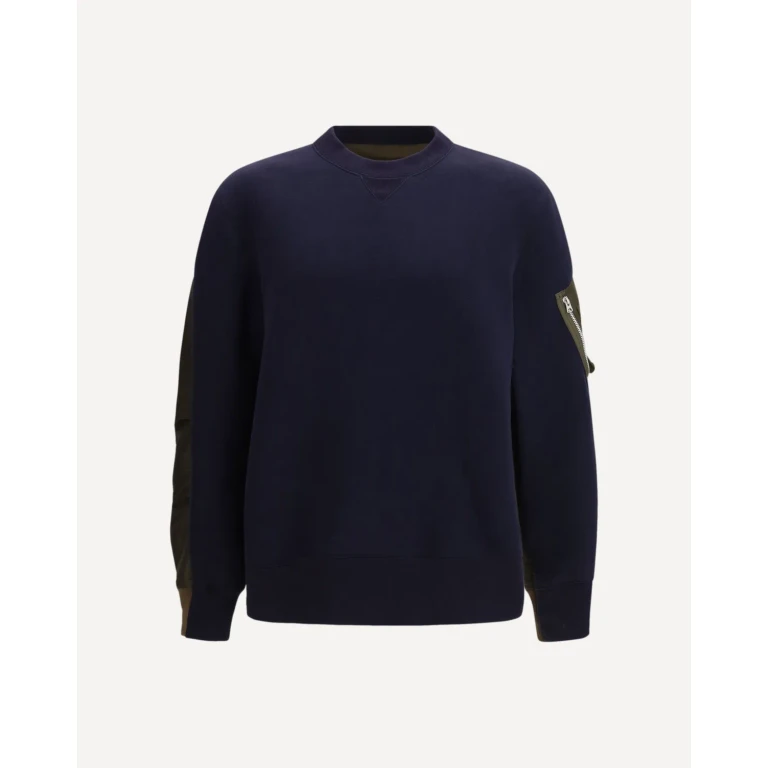 SACAI Paneled Sweatshirt Male 1
