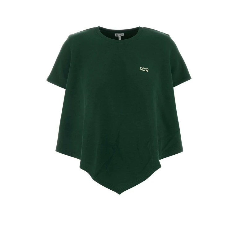 Loewe Black Cotton Blend T-Shirt Exterior: Nylon - Women