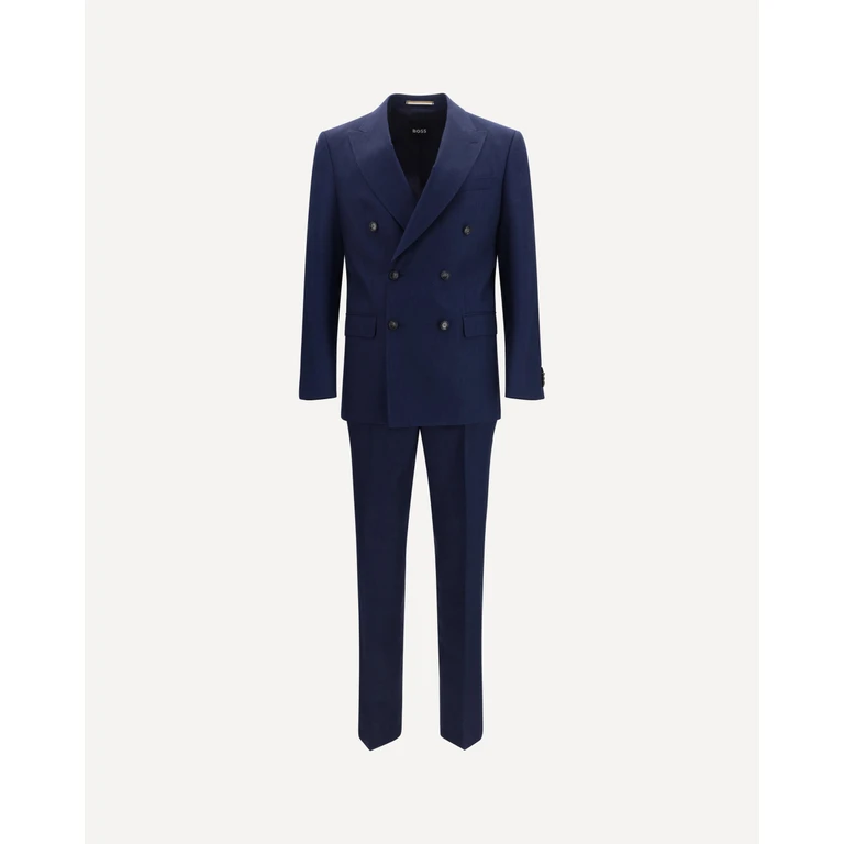 Linen and mohair Suit Male 54