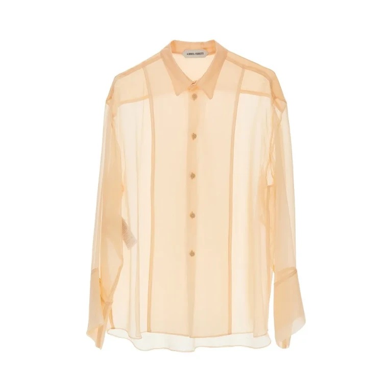 ALBERTA FERRETTI Silk chiffon shirt Woman 40