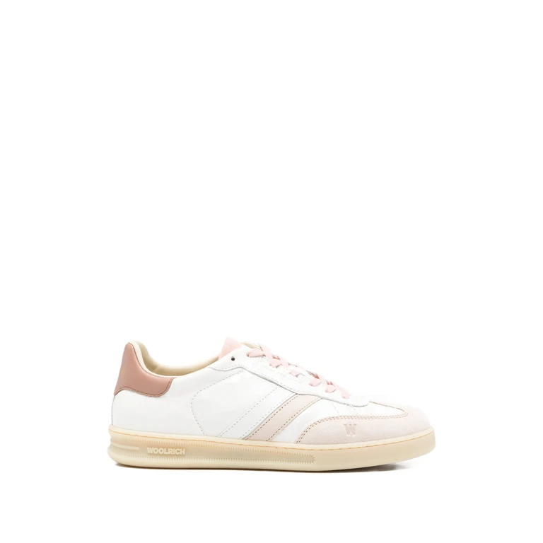 Woolrich Double U. t Cracked Calf Nappa Pink & Purple Leather Calzature - Women