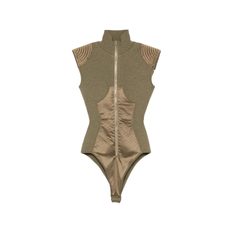 Body de malha canelada Jean Paul Gaultier
