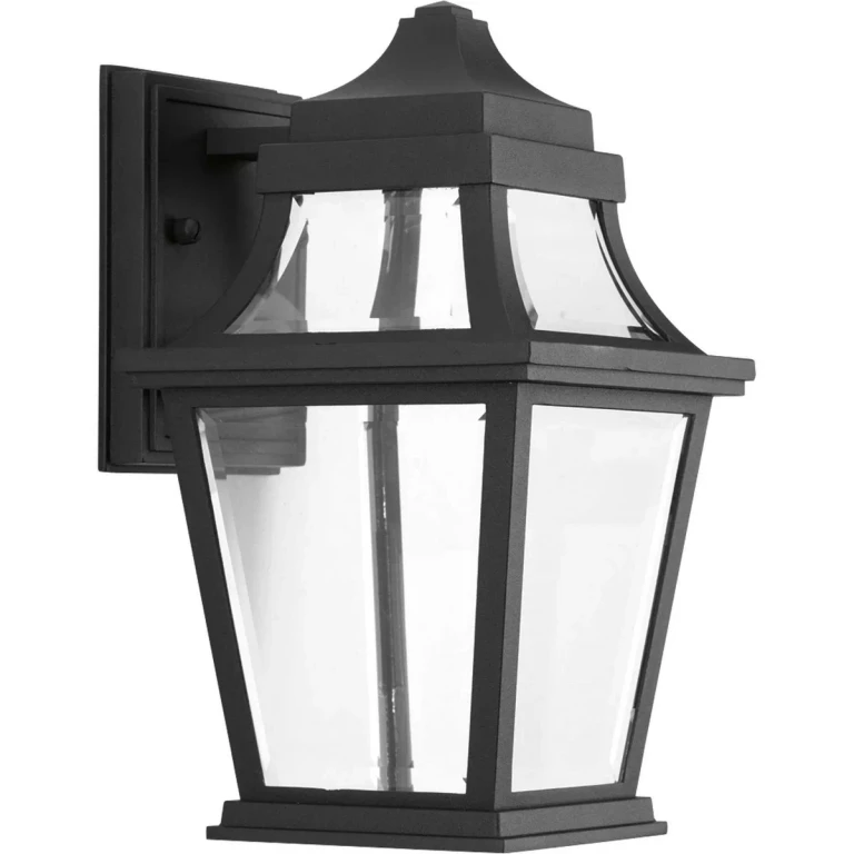 Black LED Wall Lantern from the Endorse Led Collection