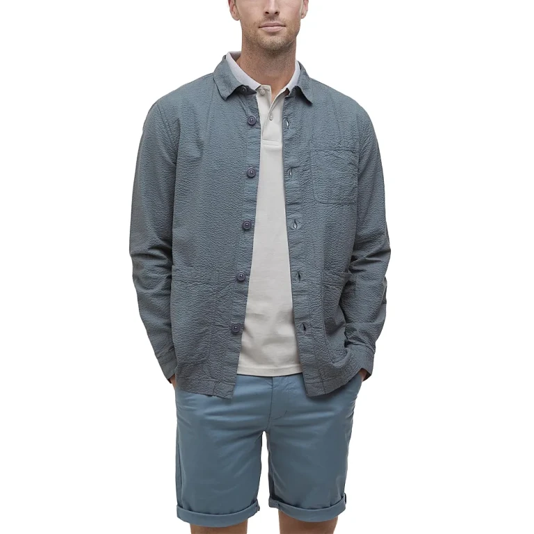 Barbour Callercove Seersucker Shirt Jacket