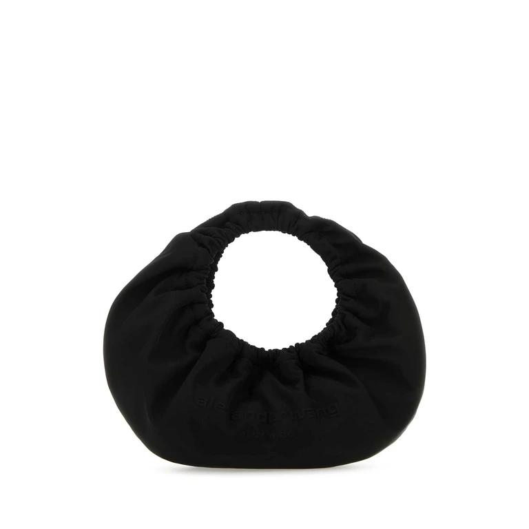 Alexander Wang Black Fabric Crescent Small Handbag Borse A Mano - Women
