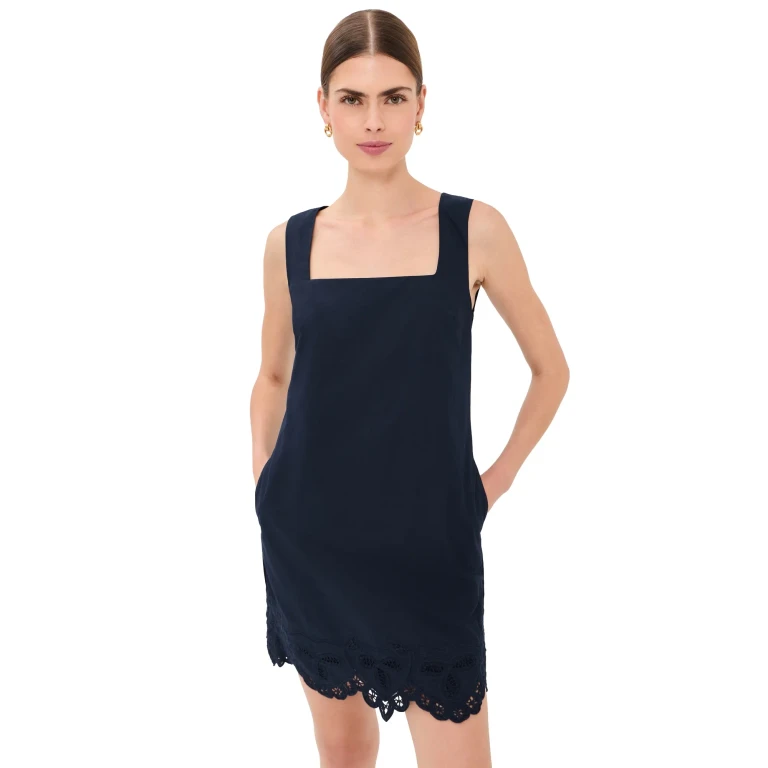 Veronica Beard Shanice Dress Navy 6