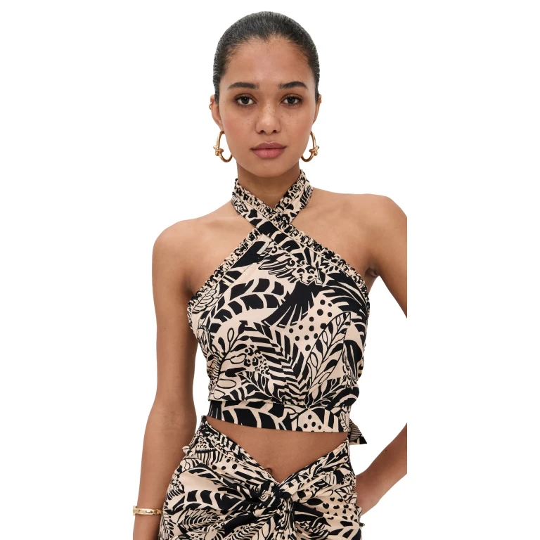 Poupette St Barth Suma Top Navy Cartagena L