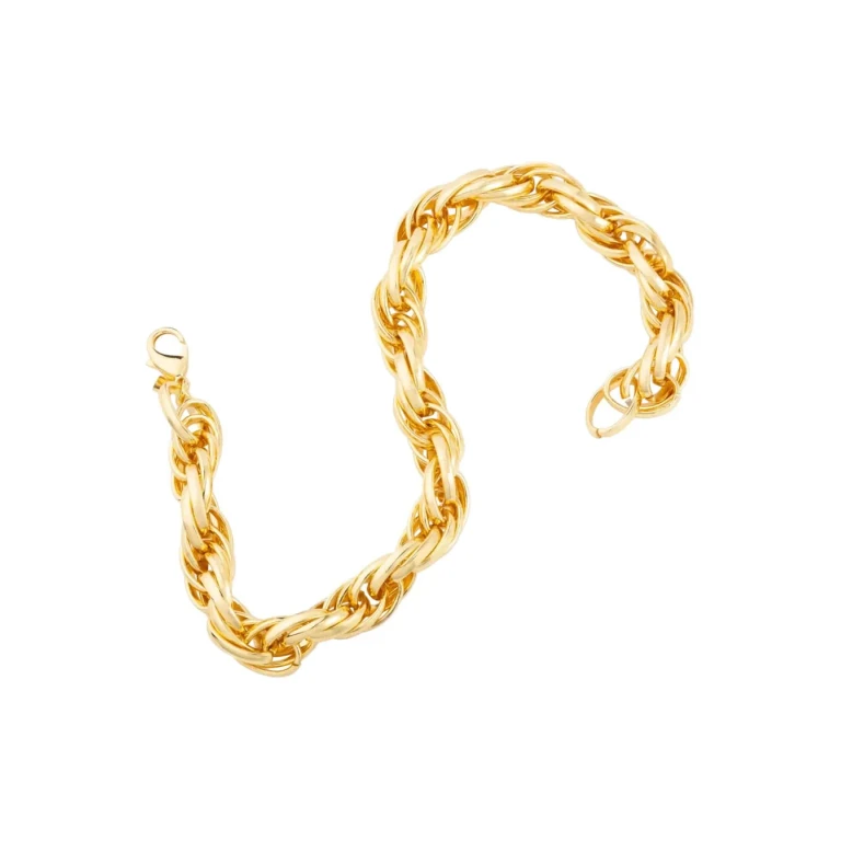 Federica Tosi lace Rose Gold Color Necklace With Chain Design And Claw Clasp Closure In Metal For Women