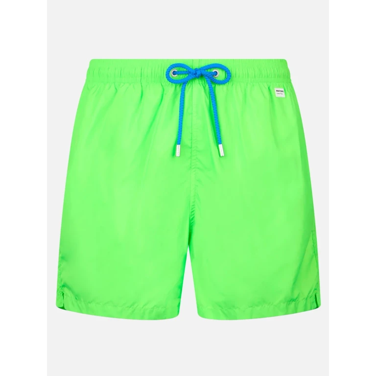 MC2 Saint Barth Lighting Pantone Fluo Green Swim Shorts Special Edition