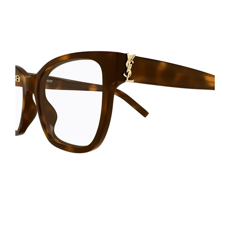 Saint Laurent SL M158 Linea Monogram 009 Havana Recycled Acetate Occhiali Da Vista - Women