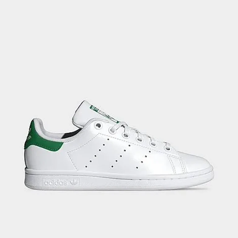 Big Kids Originals Stan Smith Casual Shoes in White/White/White Size: 3.5