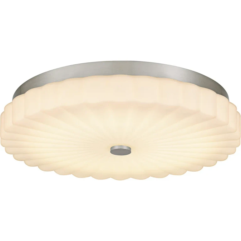 Brushed Nickel LED Flush Mount from the Cherbury Collection
