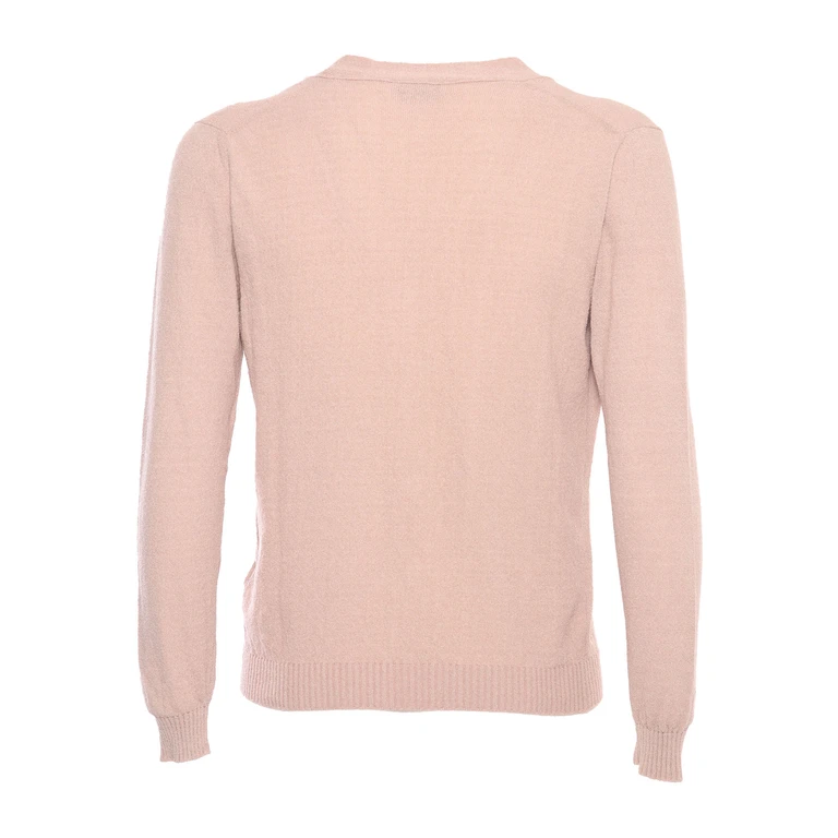 Settefili Cashmere Pink Bouclé Cardigan