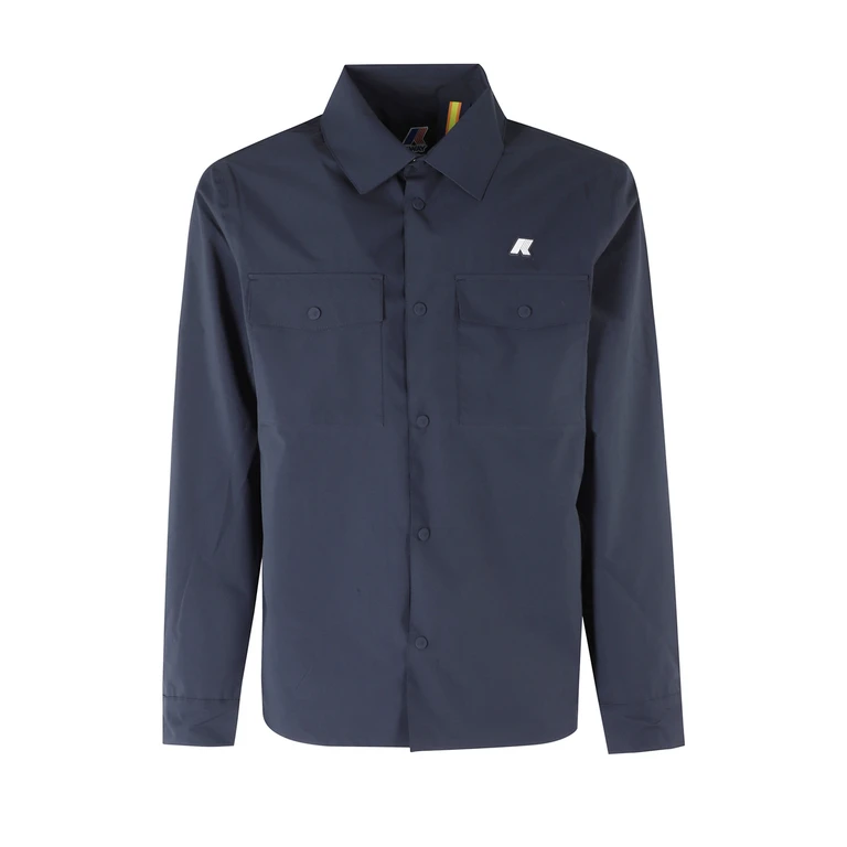 K-Way Umbert Stretch 2layers Blue Poliuretanica Giacca - Men