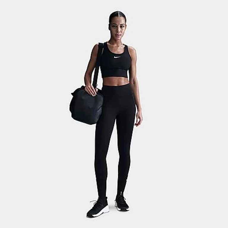 Nike Women's Universa High-Rise 7/8 Leggings (With Pockets) in Black/Anthracite/Dark Smoke Grey Size: XS