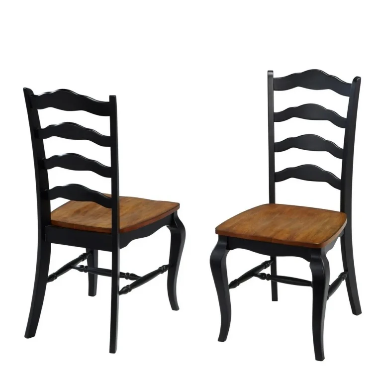French Countryside Black Dining Room Chair (Set of 2)