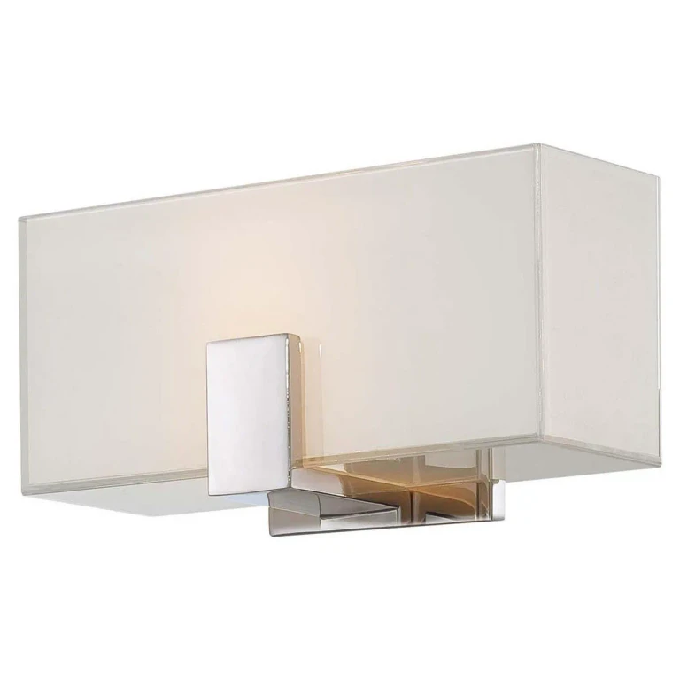 George Kovacs Wall Sconce in Polished Nickel