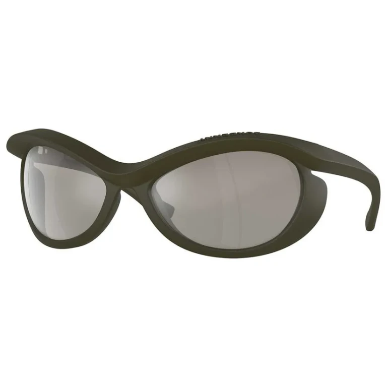 Burberry Light Grey Mirror Silver Irregular Unisex Sunglasses BE4428U 41096G 66