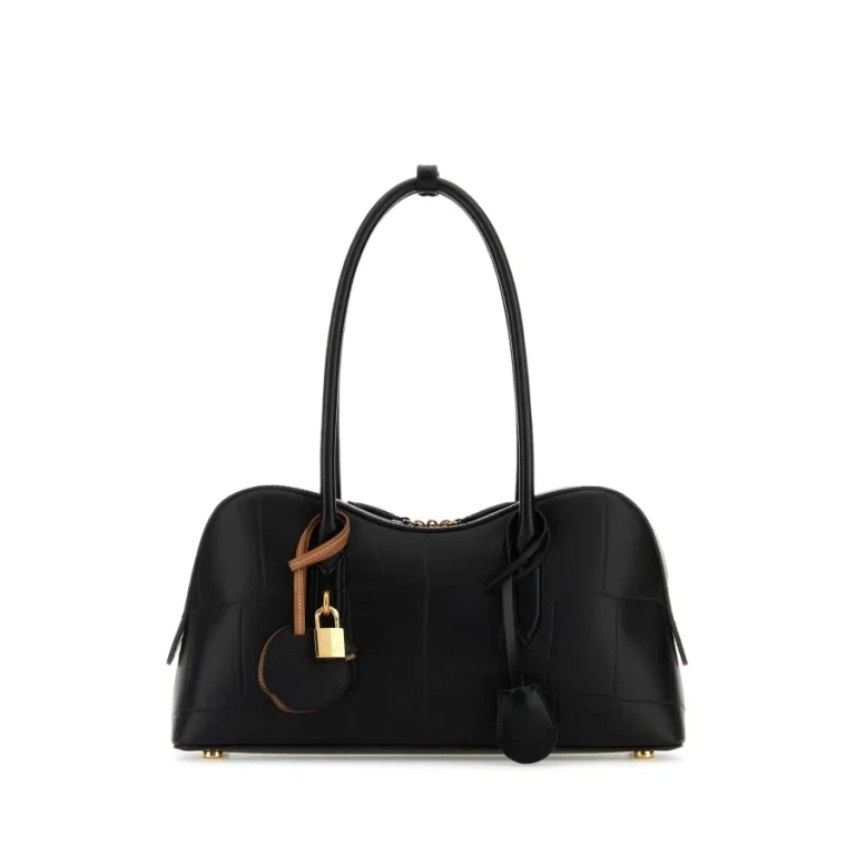 Bolso de hombro Ryder de cuero sintético negro