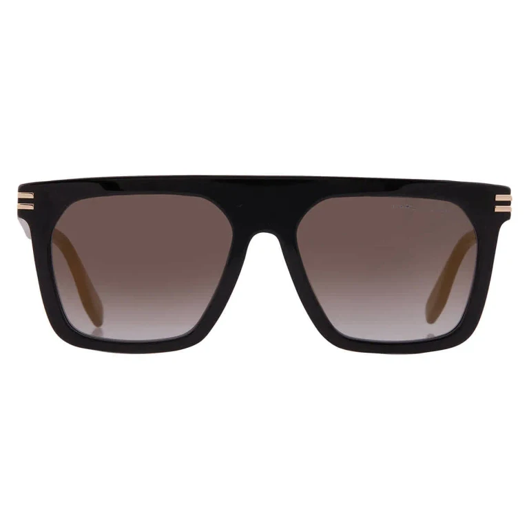 Marc Jacobs Grey Gold Browline Mens Sunglasses MARC 680/S 0807/FQ 54