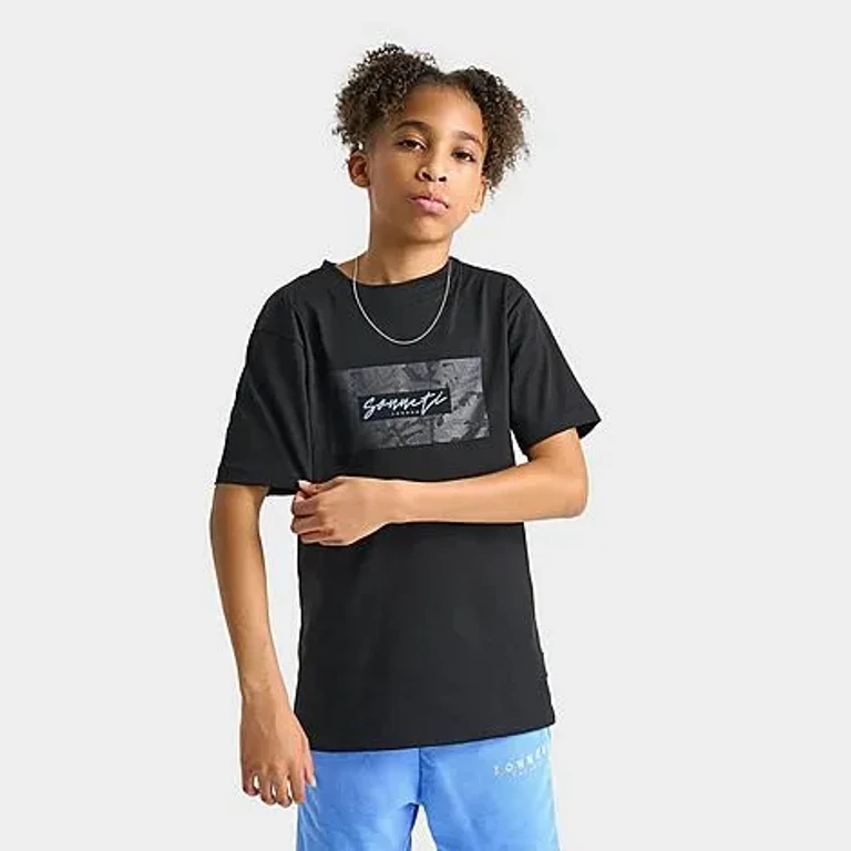 Sonneti Big Kids Control T-Shirt in Black Size: Small
