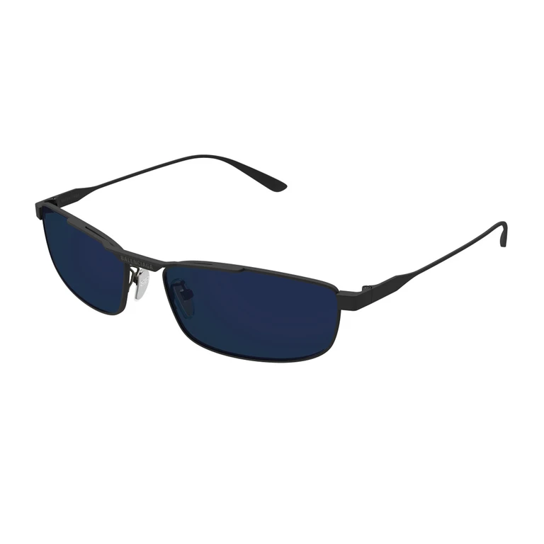 Balenciaga BB0451S Tag 3.0 Linea Everyday 002 Grey Blue Grigio Metal Occhiali Da Sole - Men