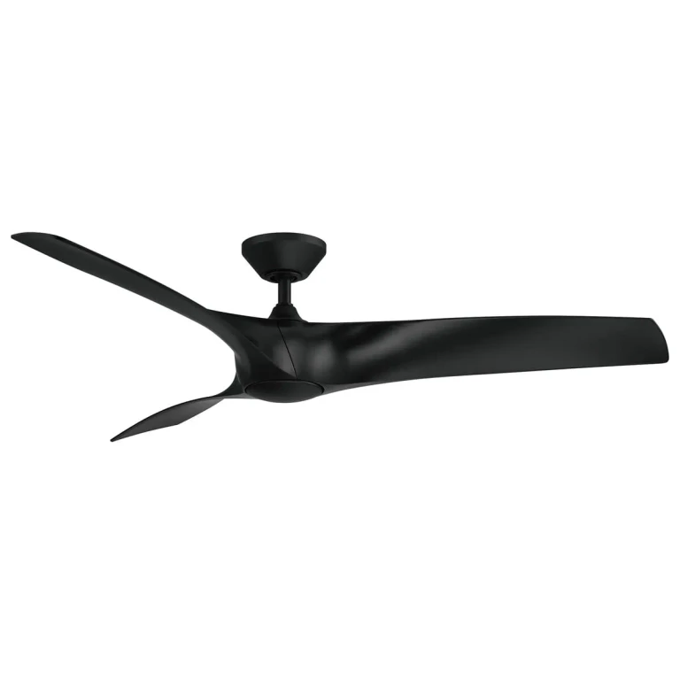 Modern Forms Zephyr 62" Indoor/Outdoor Ceiling Fan in Matte Black - FR-W2006-62L-MB