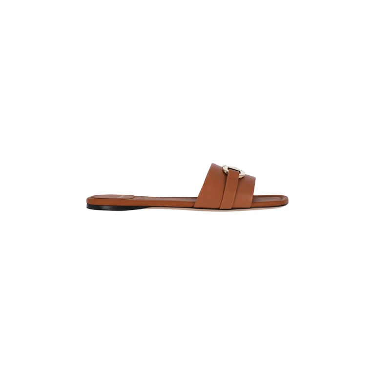 Ferragamo Sandals Brown Upper: Calf Leather - Women