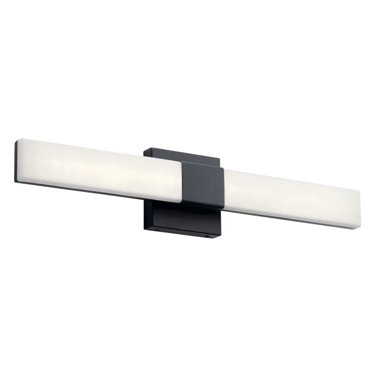 Matte Black LED Vanity from the Neltev Collection