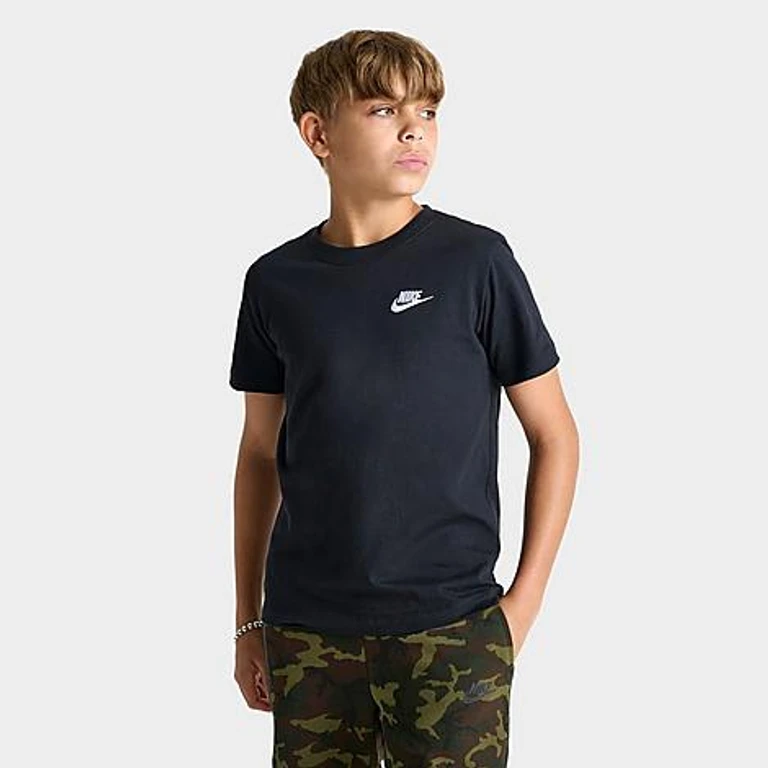 Nike Big Kids Sportswear T-Shirt in Black Size: Small