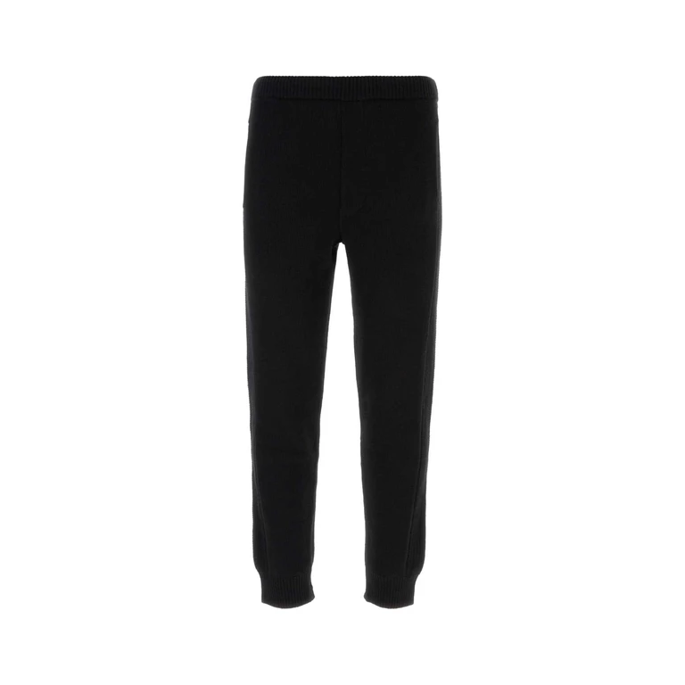 Prada Black Wool Blend Pant Nero Pantaloni - Men