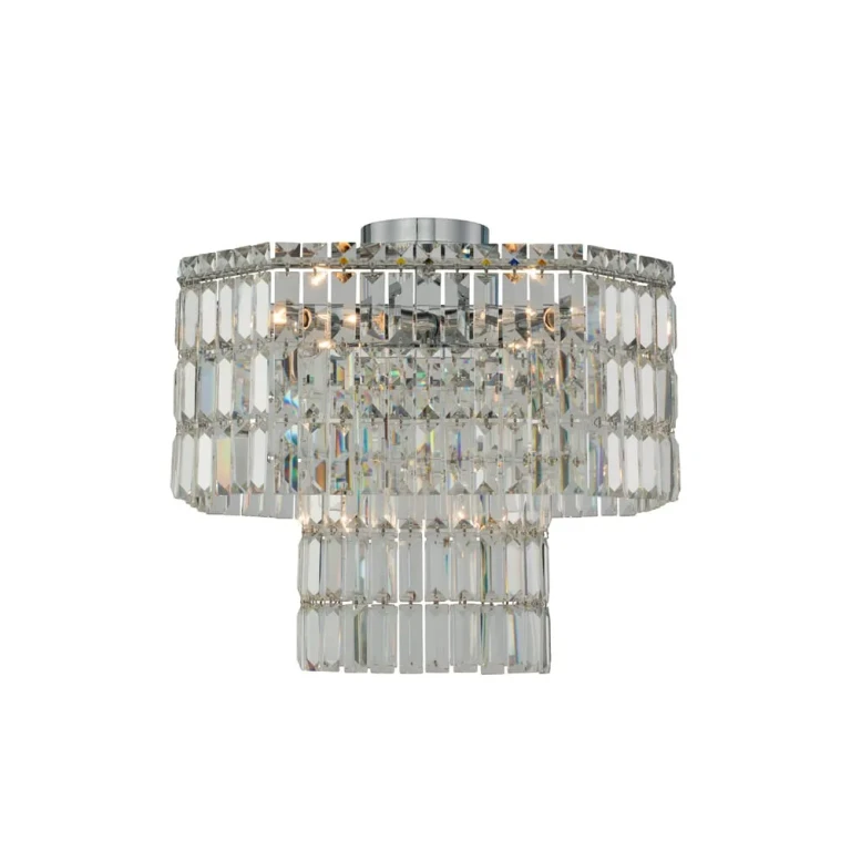 Livelli 6-Light Ceiling Light in Polished Chrome