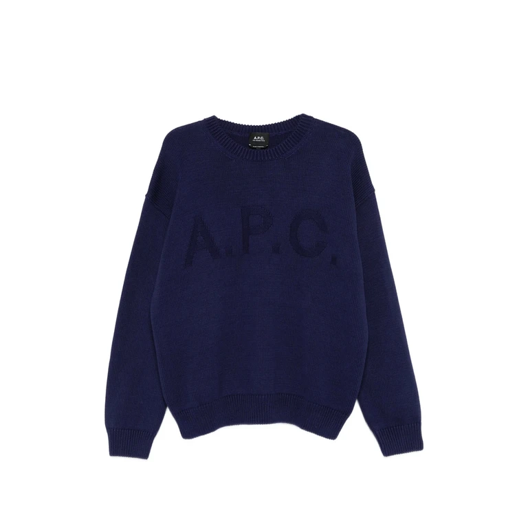 A. p.c. Logo-detail Crew-neck Sweater