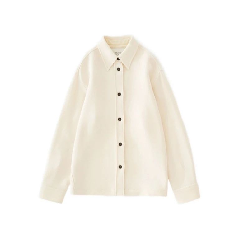 STUDIO NICHOLSON Shirts White Virgin Wool - Women