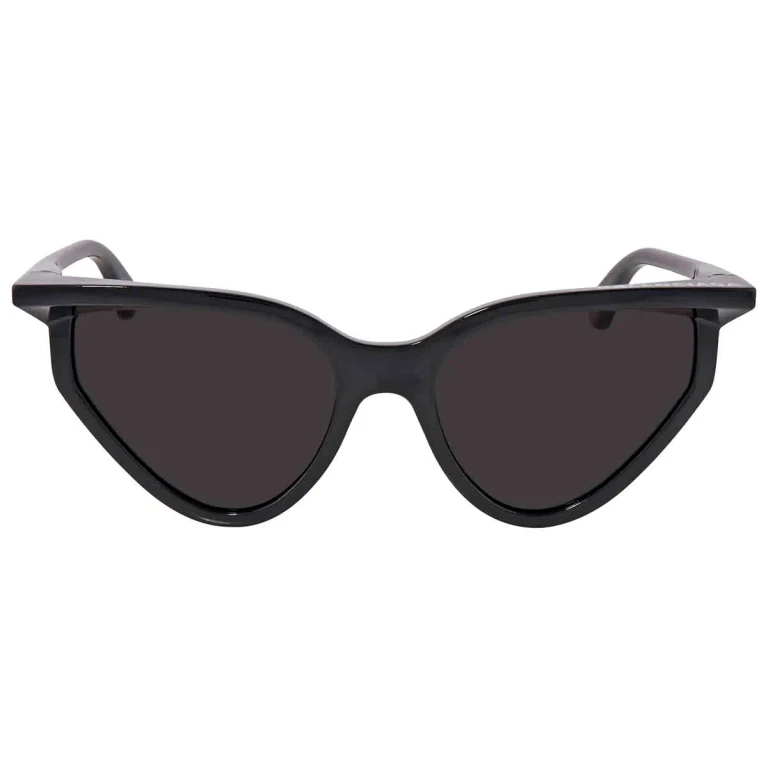 Balenciaga Grey Cat Eye Ladies Sunglasses BB0101S 001 56