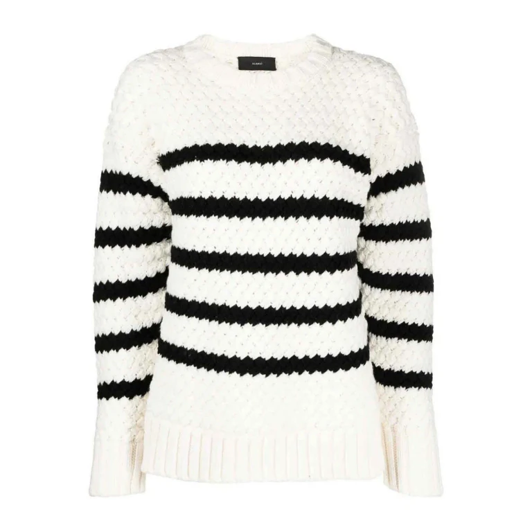 Alanui Pull Col Rond - Blanc